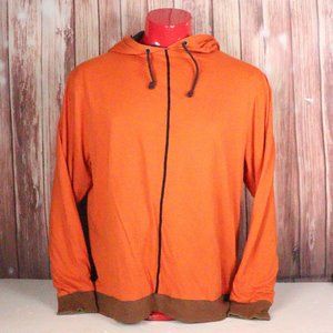 VTG South Park Mens Large Kenny Mysterion Reversible Hoodie Orange Purple
